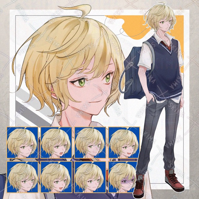 高校生風の男性