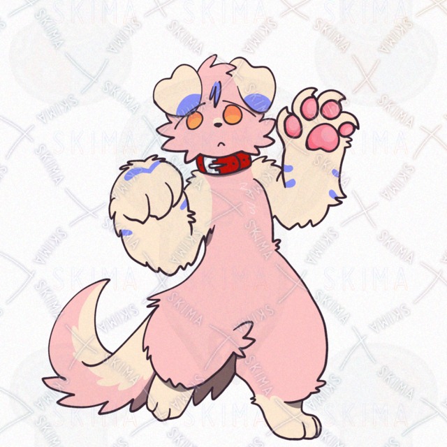 犬系ケモノ（表情差分付き）