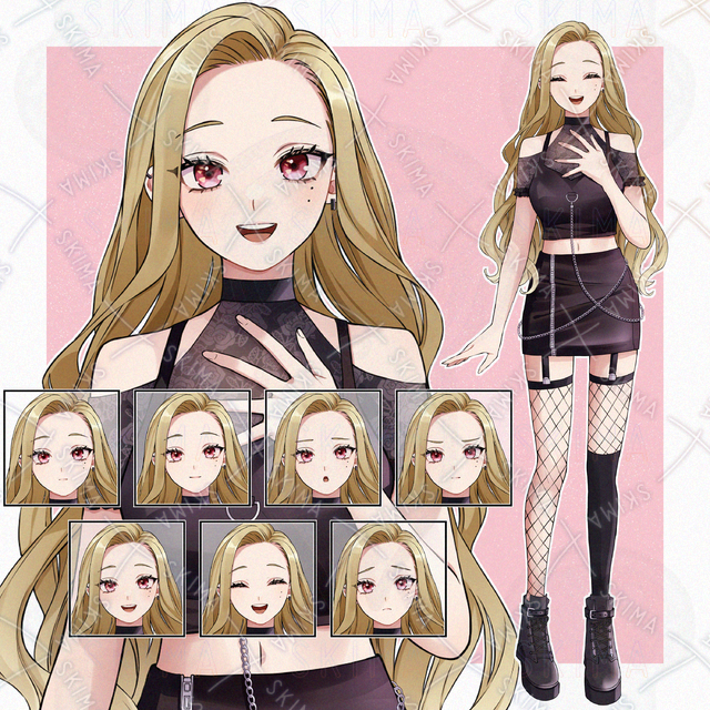 笑顔が可愛いお姉さん【立ち絵 表情7種類】