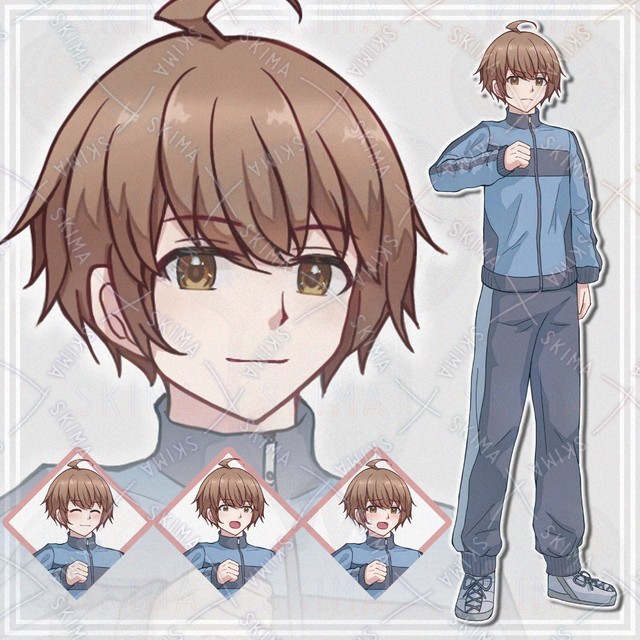 【表情8種】ジャージの男の子【立ち絵】