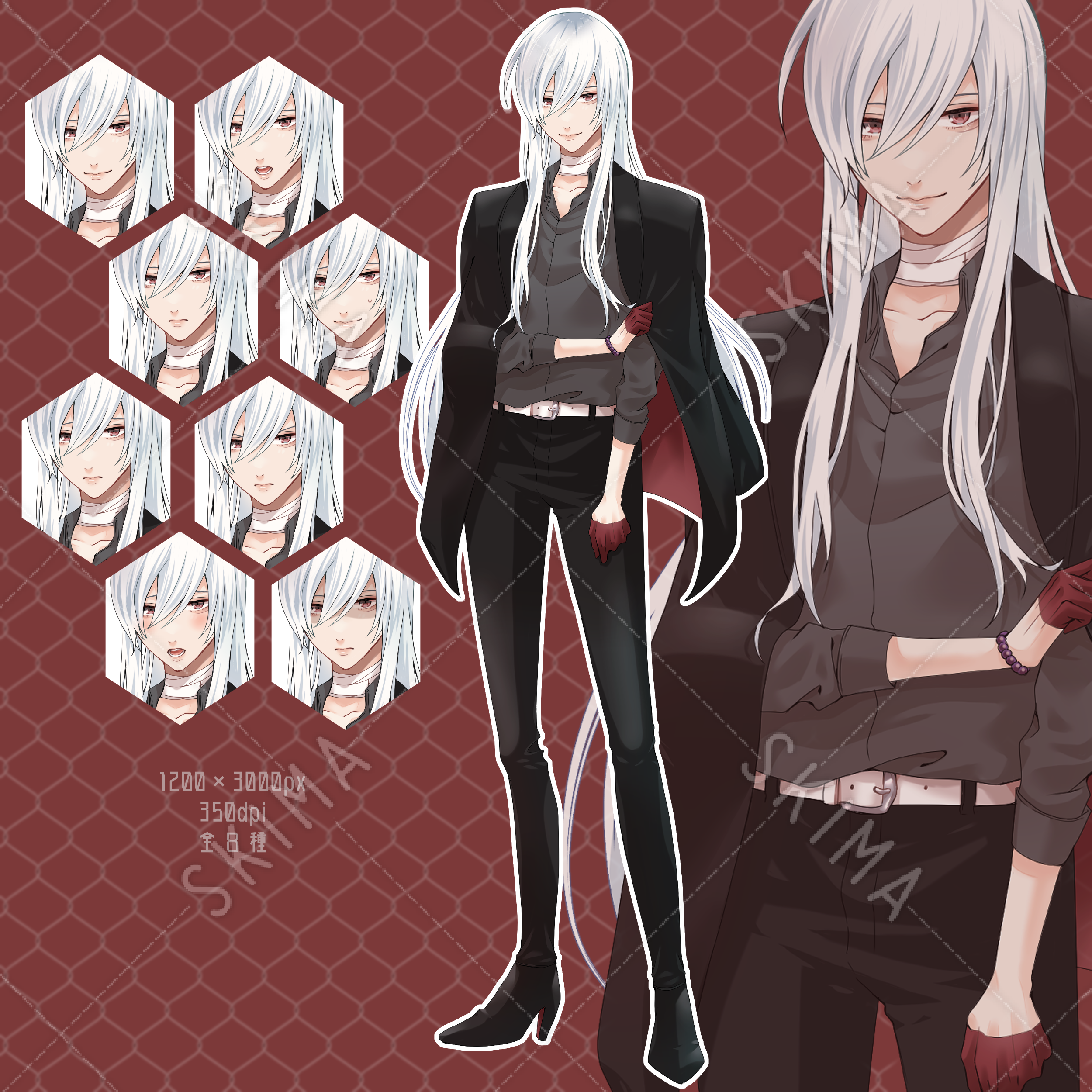 白髪 長髪の男性 スキマ スキルのオーダーメイドマーケット Skima