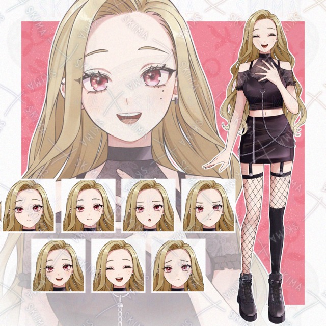 笑顔が可愛いお姉さん【立ち絵 表情7種類】