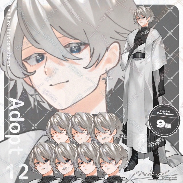 【Adopt】神父風｜差分9種