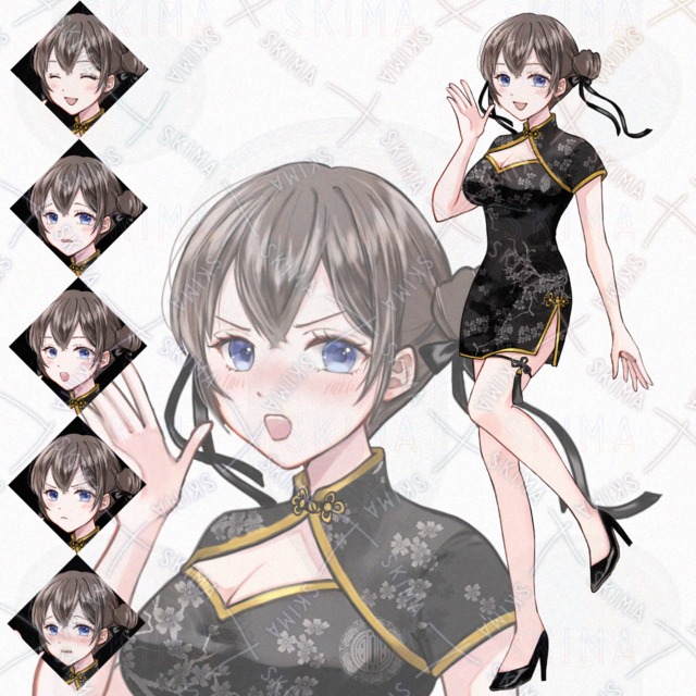 【値下げ】チャイナ服の女の子