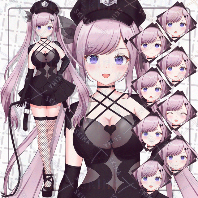【表情８種】Adopt15：お仕置きツインテちゃん