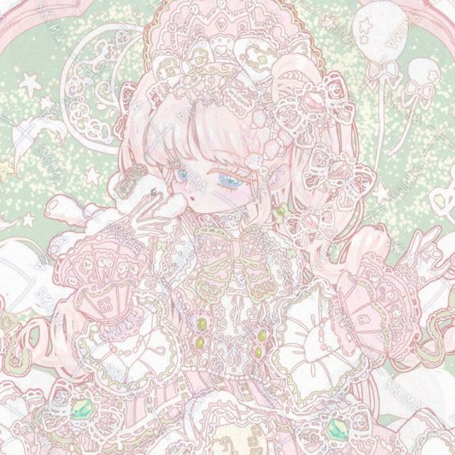 ロリィタファッション風の女の子