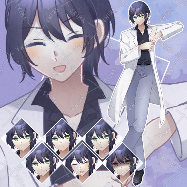 白衣の男性