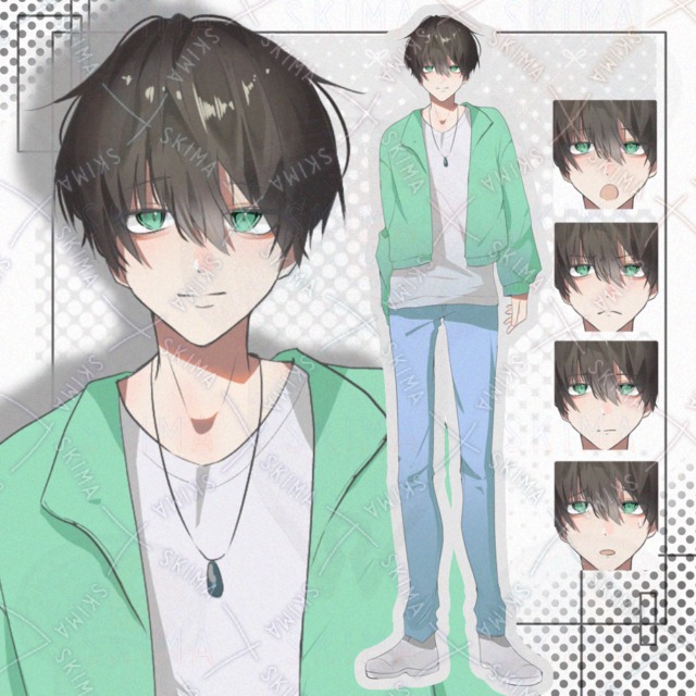 【立ち絵】男性 グリーン