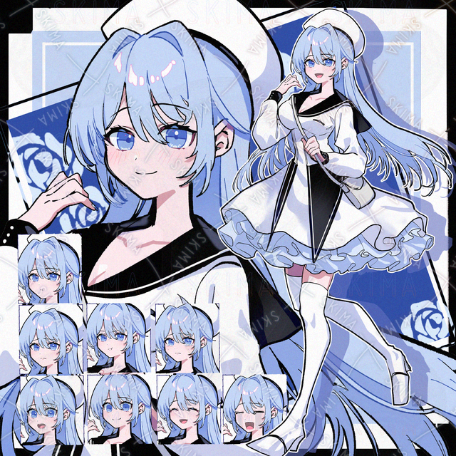 白い帽子の子