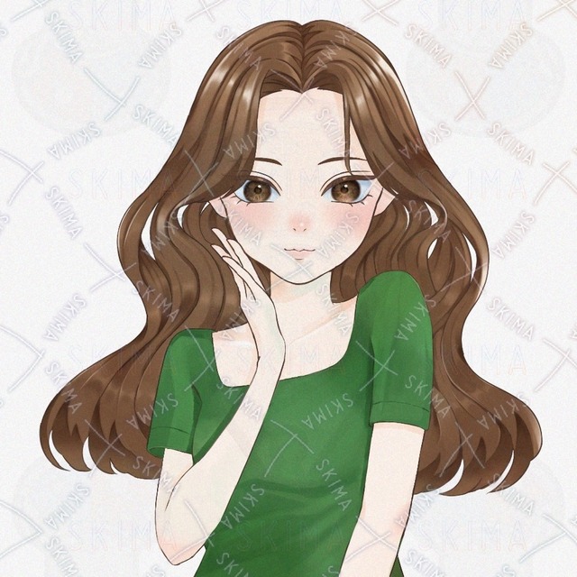 【アイコン】センター分けお姉さん