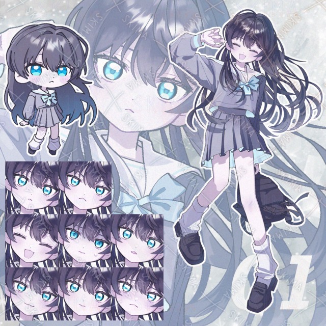 表情8種+SDキャラ_Adopt01