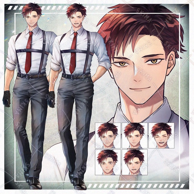 【adopt】筋肉質な男性(傷痕差分アリ)