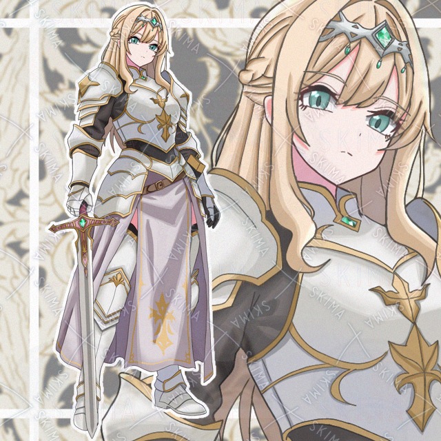 【表情差分10種】女騎士