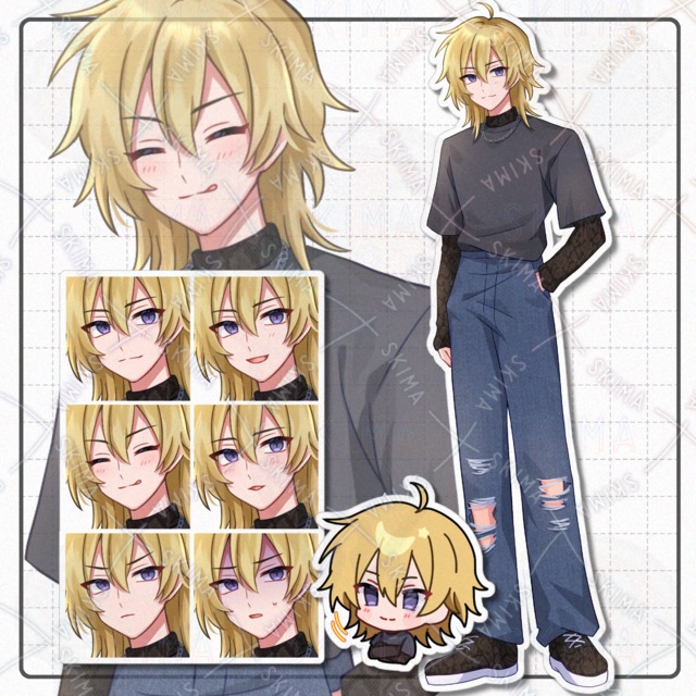 青年【ミニキャラ付】