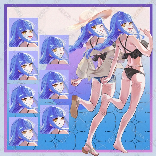 adopt【表情7種+帽子＋着衣差分】