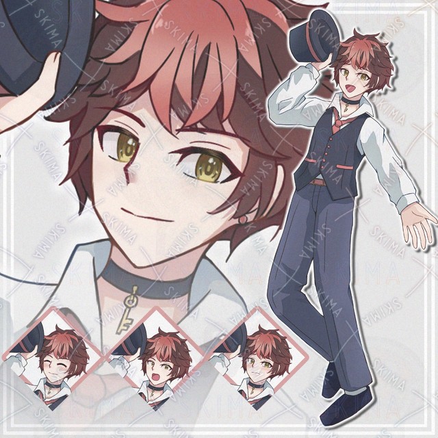 【表情8種】マジシャン風な男の子【立ち絵】