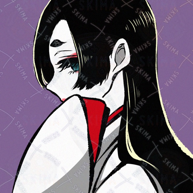 【SNSアイコン】平安貴族の女性