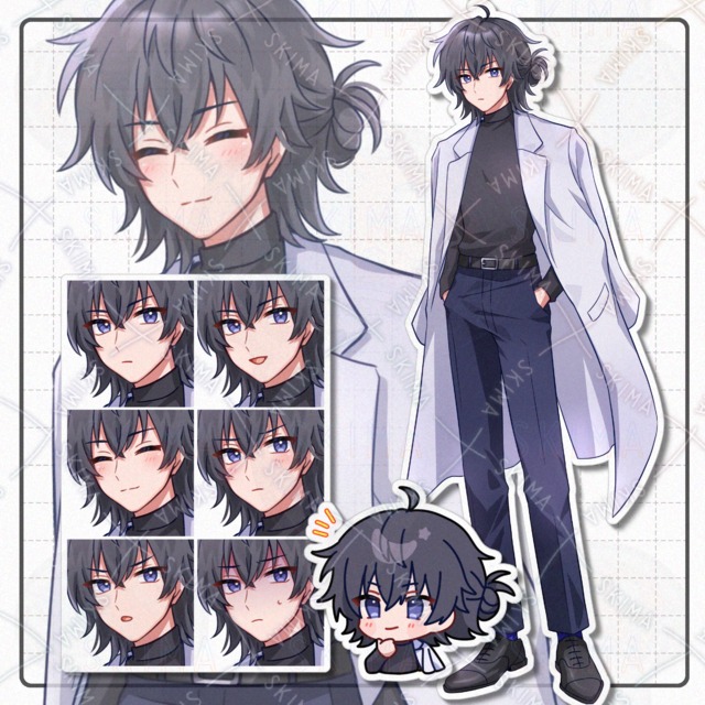 青年【ミニキャラ付】
