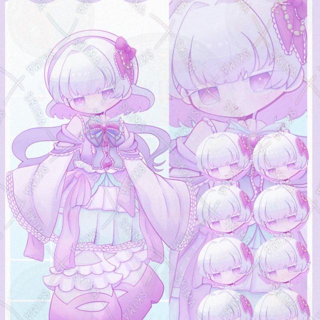 【表情10種】クラゲっぽいロリータ