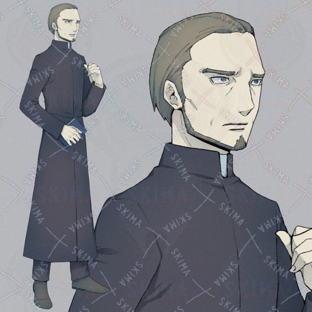 聖職者風男性