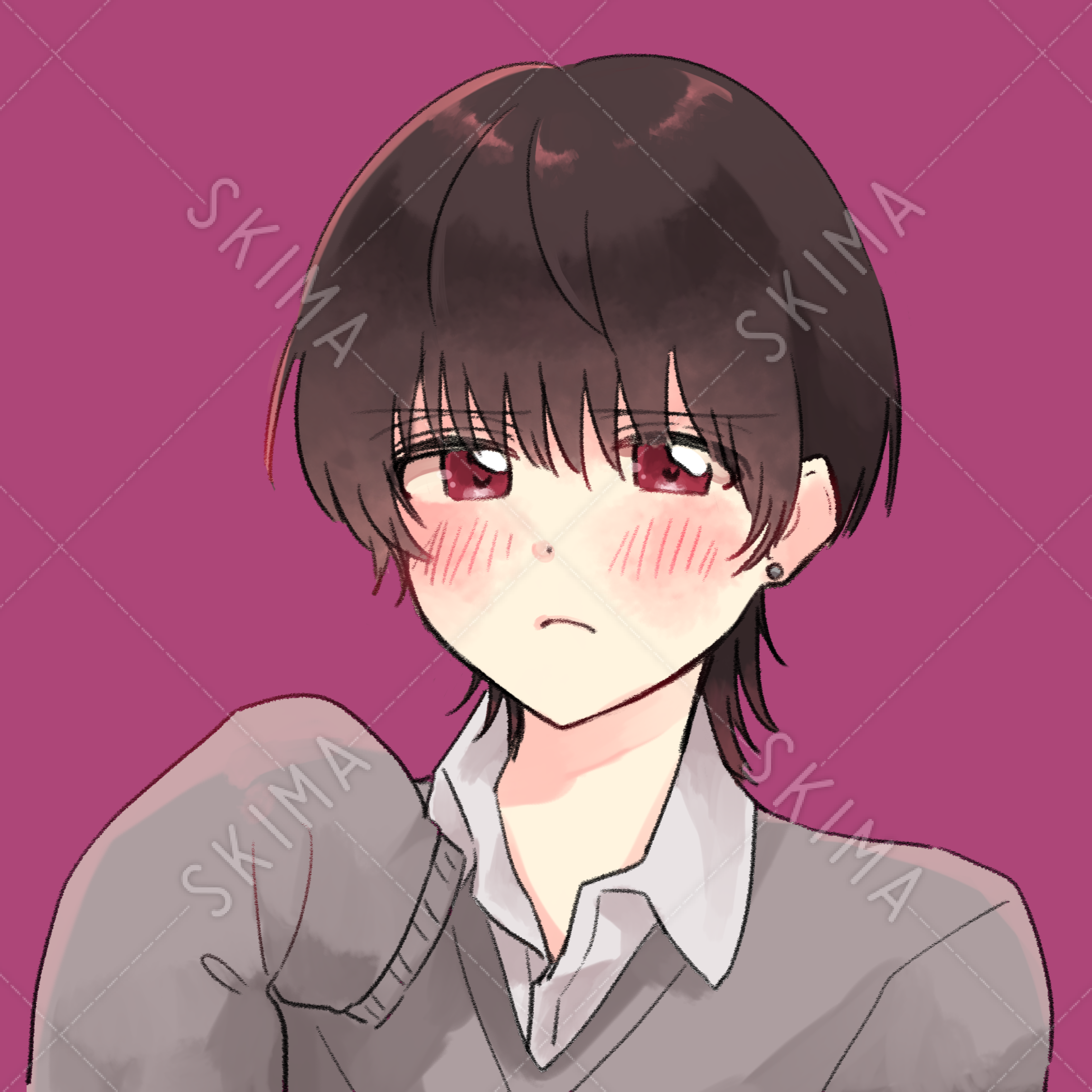 アイコン 男子高校生 スキマ スキルのオーダーメイドマーケット Skima