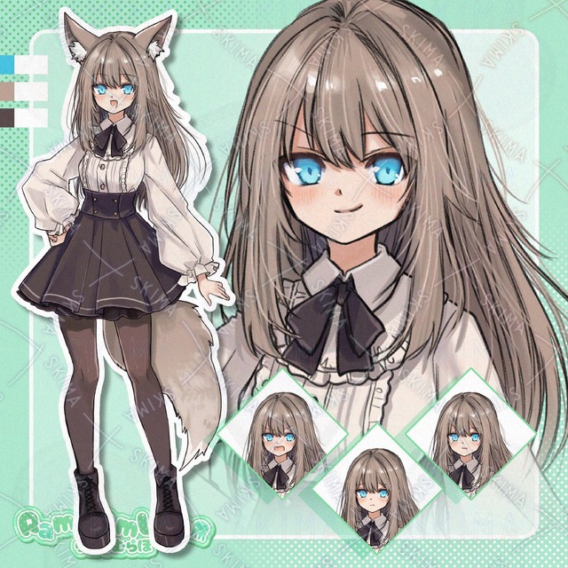 自信家お嬢様（ケモミミ有）