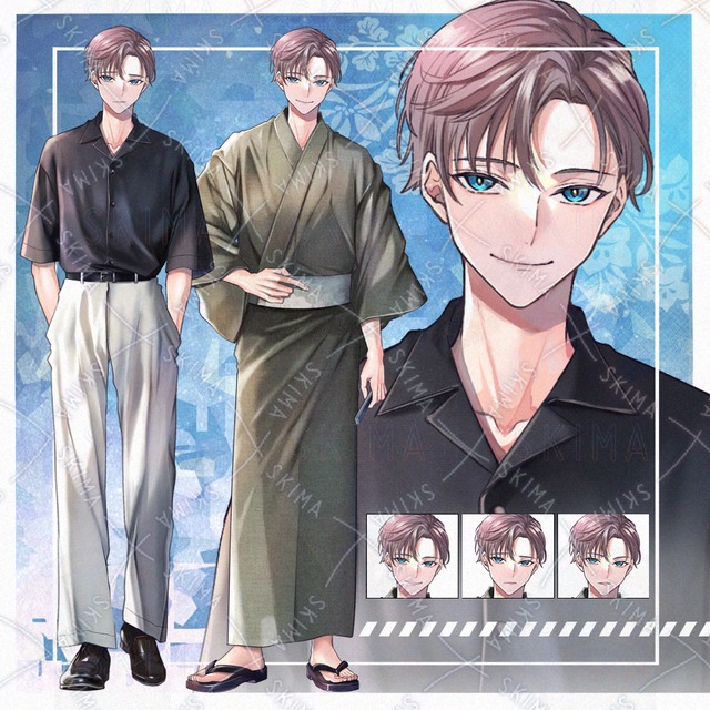【adopt】夏服／和服の男性