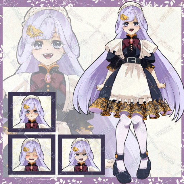 メイドさん【表情差分3種】