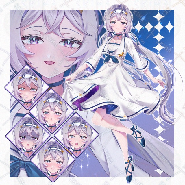 綺羅星ワンピース【表情差分7種】