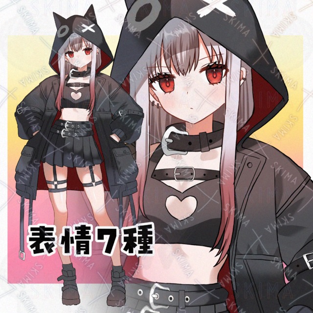 猫パーカーの少女