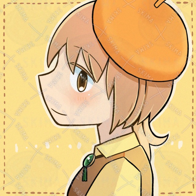ベレー帽の女の子アイコン