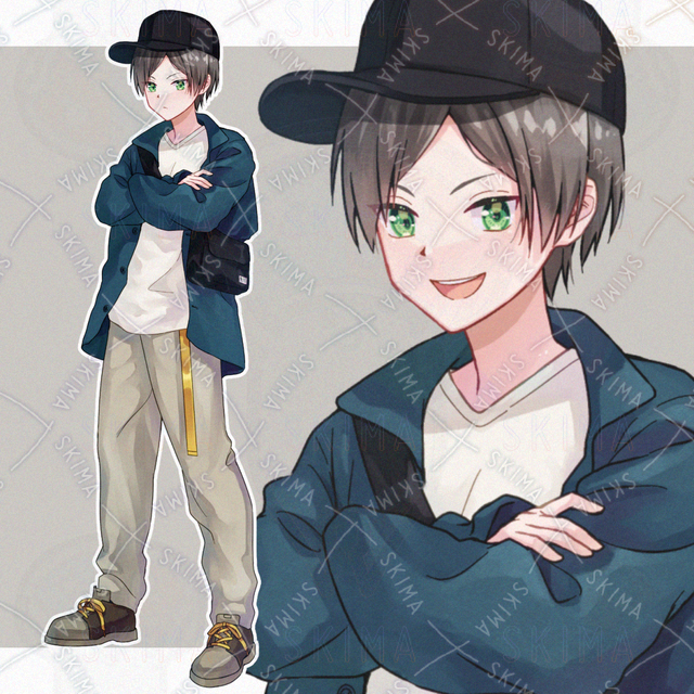しっかり者男子/表情8種【adopt37】