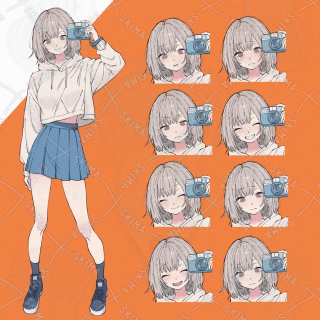 カメラを持っている女の子