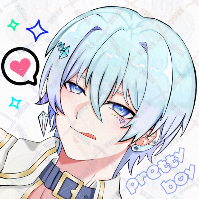 【＋全身表情8種】CRYSTAL BOY