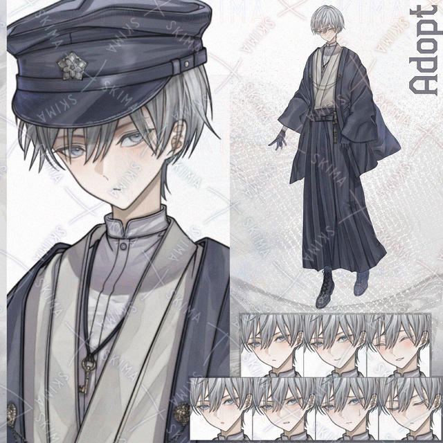 【Adopt_123】表情7種＋帽子