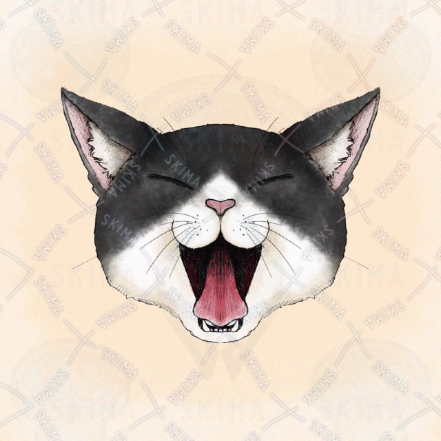 【差分有＋商用可】おおあくび猫