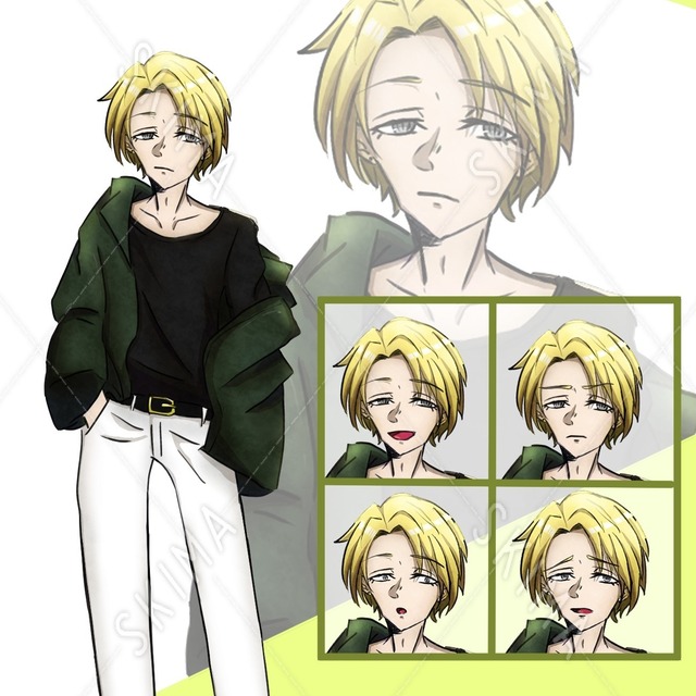 金髪のガラが悪そうな青年