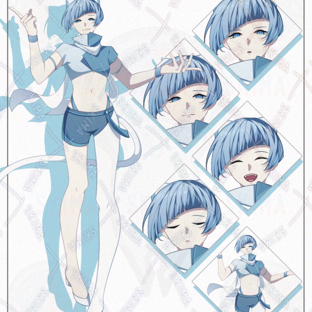 キャラ立ち絵　6種
