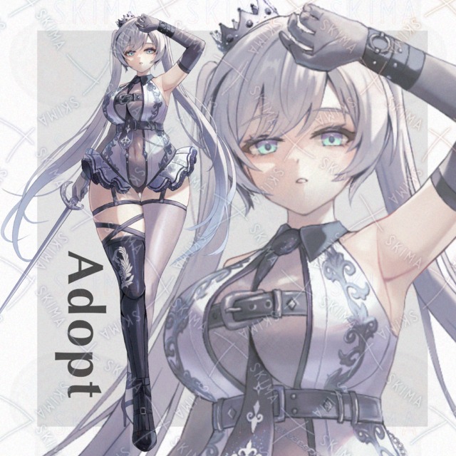 [表情10種]　女剣士