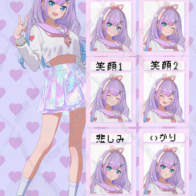 レトロポップな女の子