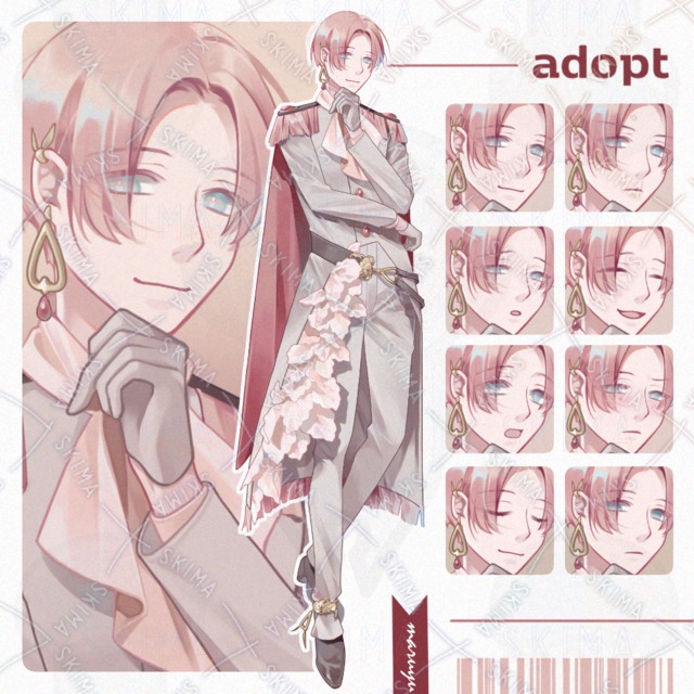adopt【表情８種】