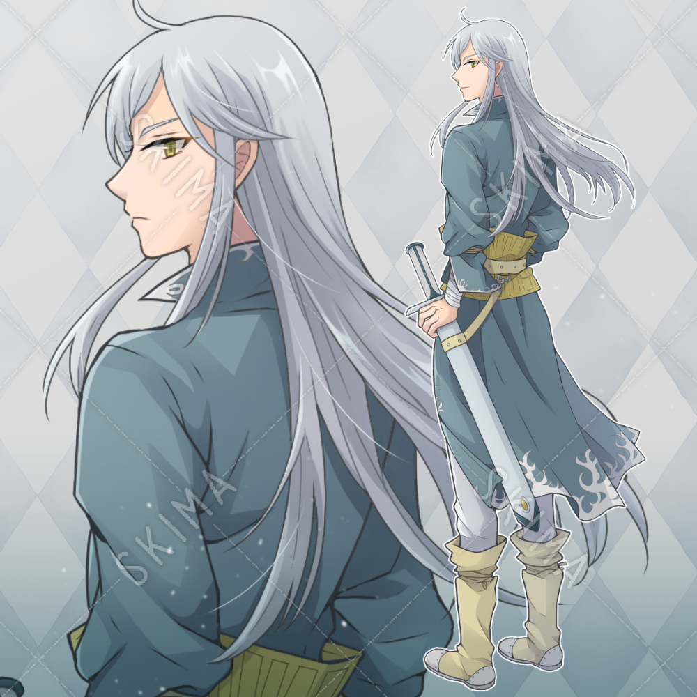 銀髪の剣士 差分全6種 スキマ スキルのオーダーメイドマーケット Skima