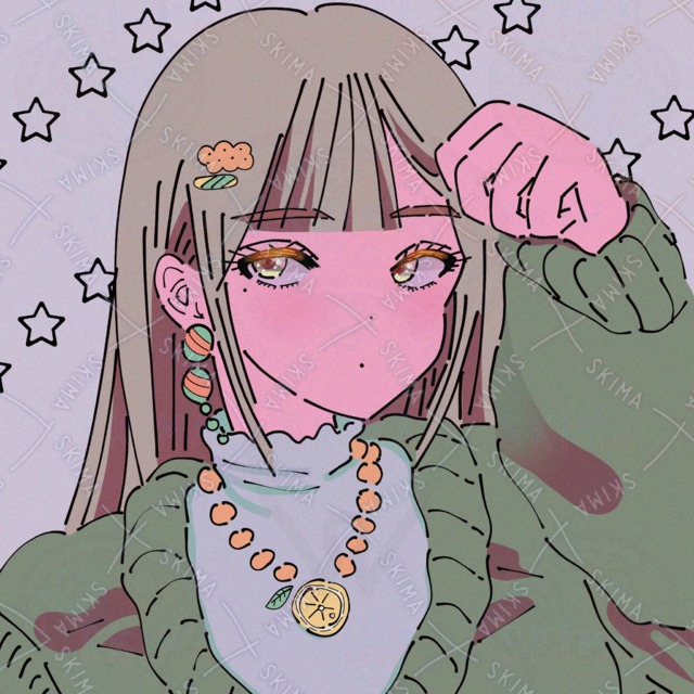 【アイコン】セーターの女の子