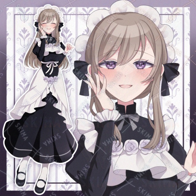 【髪差分あり】メイドお姉さん