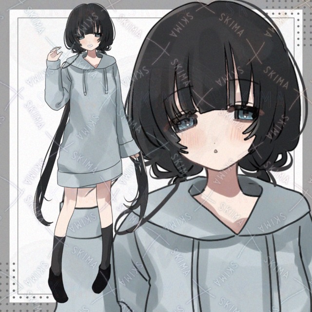 女の子【表情差分7種】