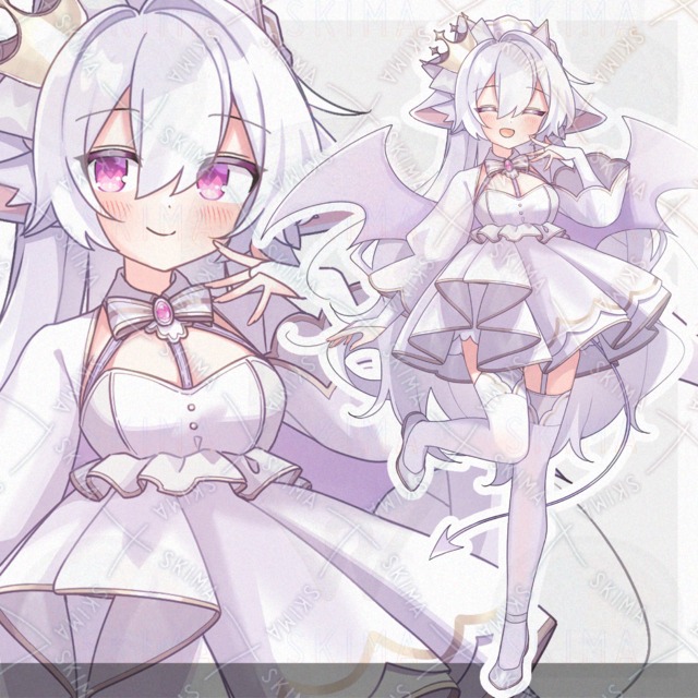 デカたれ耳白小悪魔な子