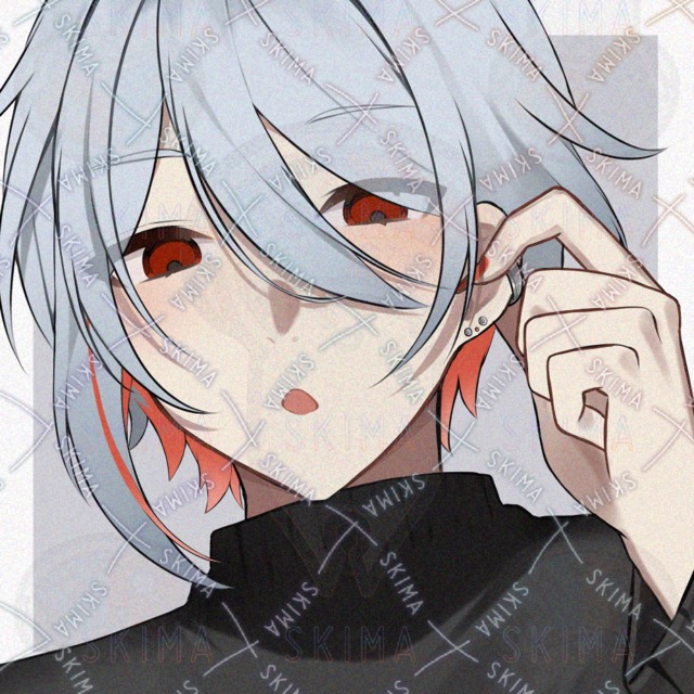 銀髪男性【透過差分あり】