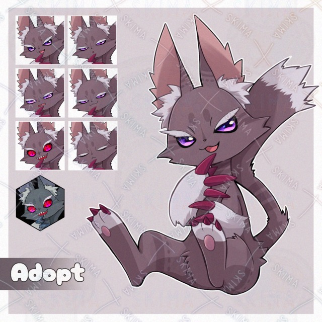 【Adopt.1】表情差分6種＋カラー差分1種