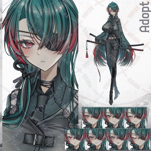 【Adopt_130】表情7種＋刀