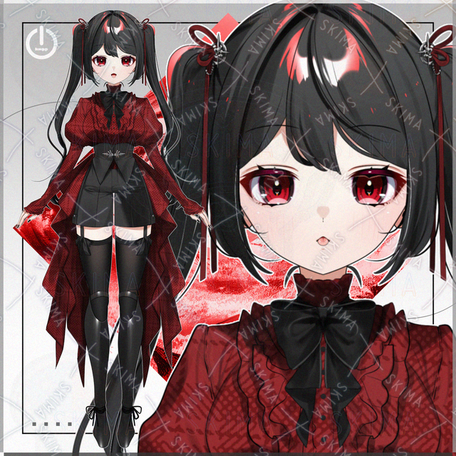 【1点限定】黒髪ツインテールの女の子【IRIAM対応】
